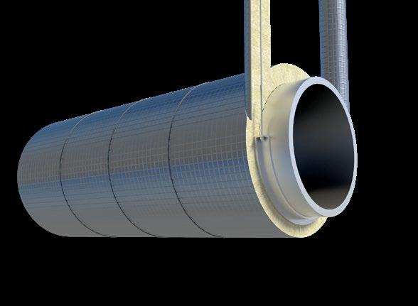 System options circular ducts FireDuct Section Circular steel ducts of between 60mm and 356mm diameter may be protected using Fire Duct Section.