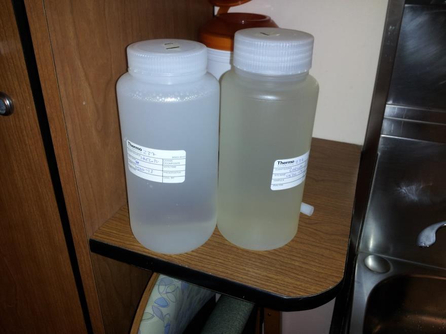 Water 1-liter sterile bottles