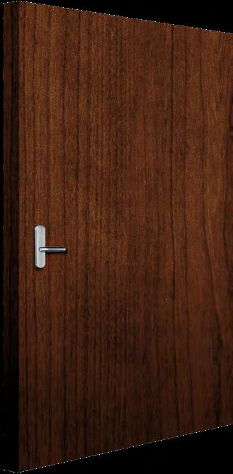 Wood Veneer Doors Wood veneer doors are comprised of a thin piece of stained wood treated with or without a protective varnish.