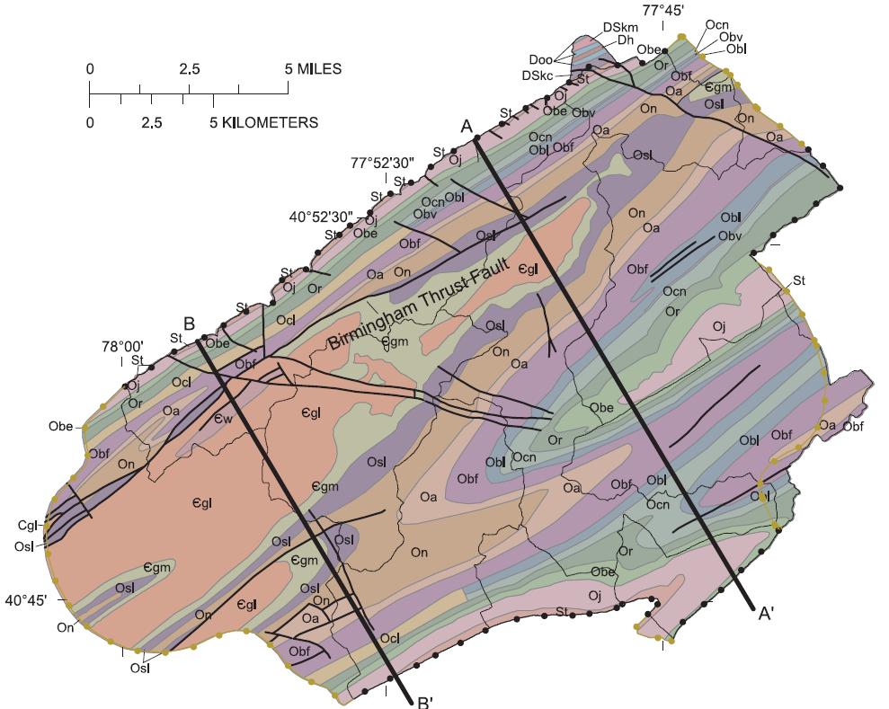 GEOLOGIC MAPPING OF SPRING CREEK WATERSHED