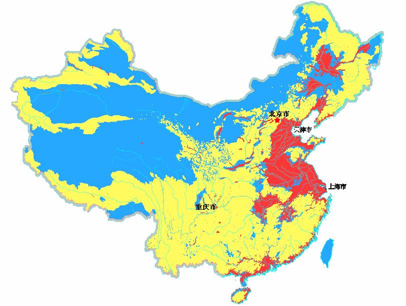 Serious flood-prone area Flash flood-prone area Other area Figure 1 Regions of different flood hazard In 1990s, annual economic losses caused by floods accounted for 1.7% of GDP.