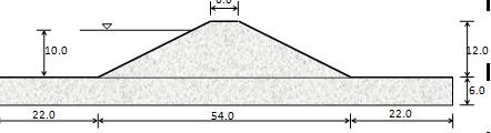 Fig.2.Dupuit's solution for seepage through earth dam 3 EXPERIMENTAL SET UP It consists of an enclosing tank made of 12 mm thick sheet glass. The size of tank is 98 48 18 cm.