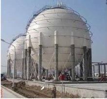 Description of the structure: A Spherical tank gas storage is formed by: 1.