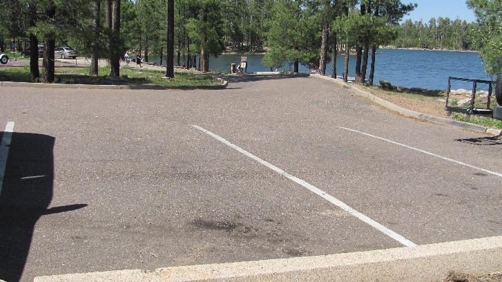 Willow Springs Lake Recreation Area At specific locations, as shown on figure 6 and described below, we propose to Widen and Reconstruct Existing Parking Areas: Complete the same actions for