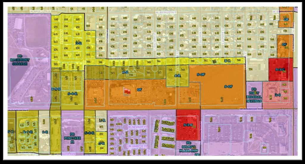 Page 3 of 7 Figure 2 Zoning Map North Adjacent Zoning Designation Adjacent Land Uses Table 1: Adjacent Properties - Zoning and Land Uses North South East West Planned Multi-Family Residential