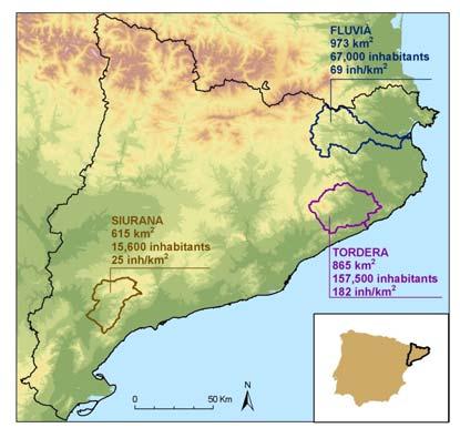 The project MAIN AIMS: Assess territorial vulnerability of three diverse Mediterranean watersheds in Catalonia with regard to the main effects of global change on water availability Define possible