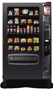 40 Select (5W Dual Zone) Refrigerated Snack & Beverage Merchandiser 5 40/395 Vends refrigerated snacks and beverages Movable barrier tray allows you to adjust temperature
