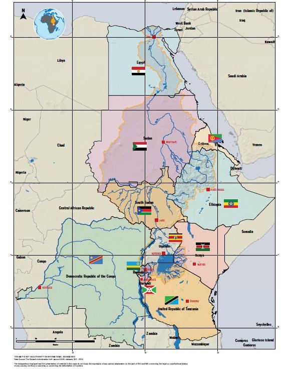 The Nile Basin Rwanda urundi Egypt Sudan South Sudan DR Congo Ethiopia Uganda Kenya Tanzania Basic Facts: Basin Area: 3.