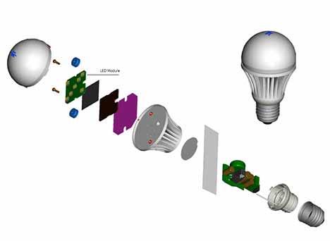 Nemcon H in LED Bulbs Nemcon H Heat Spreaders Nemcon H Platable/Paintable