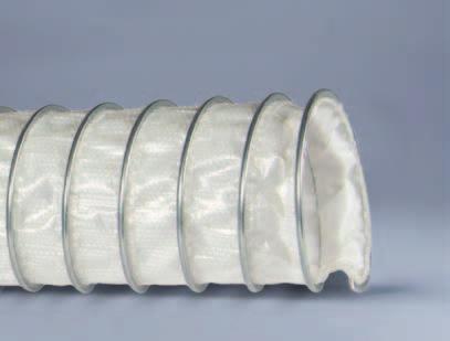 Widely used in the chemical and food industry. The internal layer with white PTFE foil meets the requirements of FDA. Available with stainless steel wire helix as well (from 80 mm ).