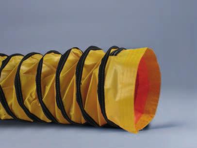 Other s available in the range of 25 800 mm. Hose colour options: - black, - yellow, - blue, - white. SPIRAFLEX PVC Hose material: Special PVC-coated polyester fabric Work. temp.