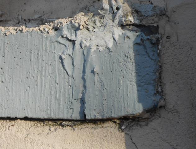 cracks at junction of stucco and deck materials