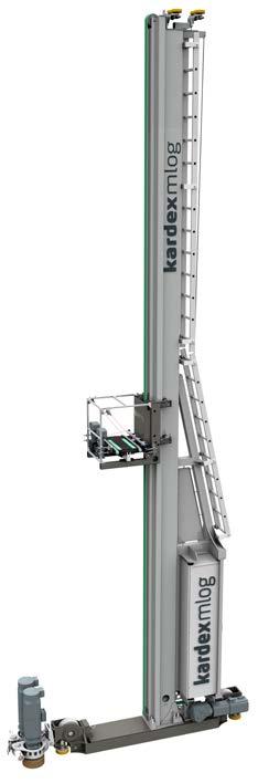 Lifting speed: 180 m/min Load carriers: Containers 600 x 400 mm or 640 x 440 mm, heights up to 420 mm Conveyor system: Picking module (max.