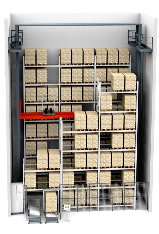 MTower A lot of storage in a small space Example single-deep / optional double-deep Your advantage Automatic storage tower Warehouse management software Ready to use Easy to integrate High storage