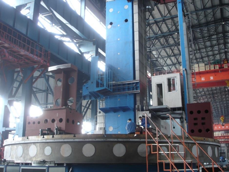 MACHINING HEIGHT: 8,6 m ROTARY TABLE MAX.