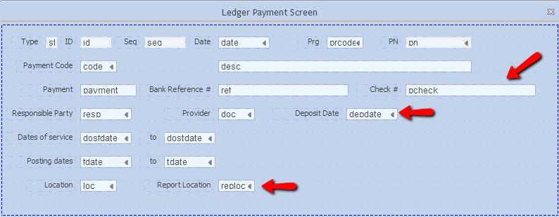 New Ledger Payment Fields Compare