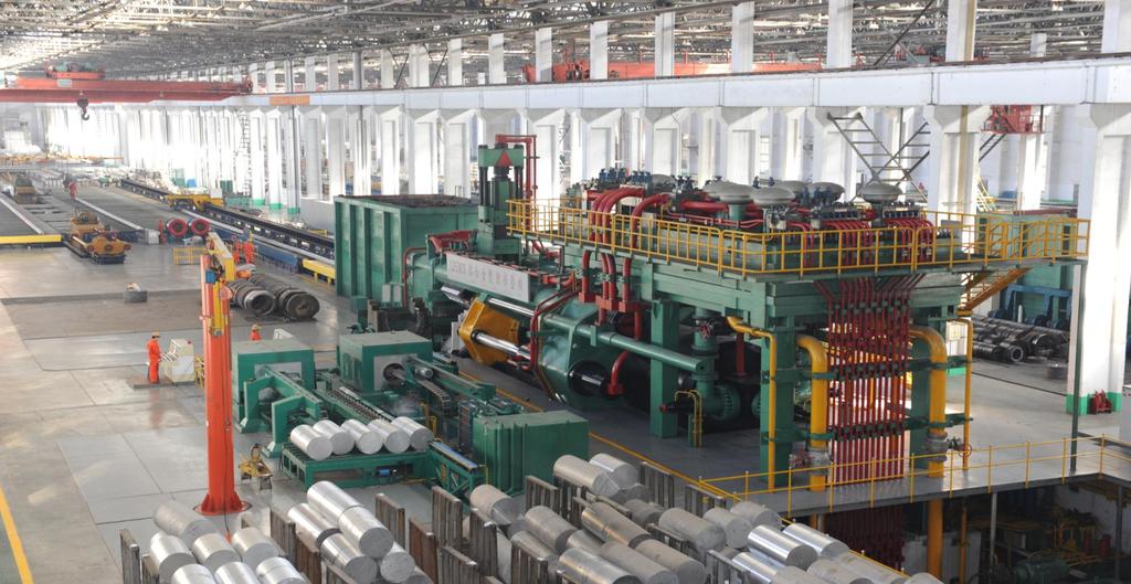 We have 93 extrusion presses including the tonnage of 5MN to 125MN, which make our annual capacity reach 800,000 tons.