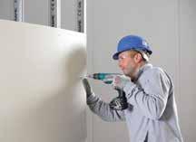 Additional information Gyproc plasterboards or Glasroc specialist boards are then fixed to the Gypframe
