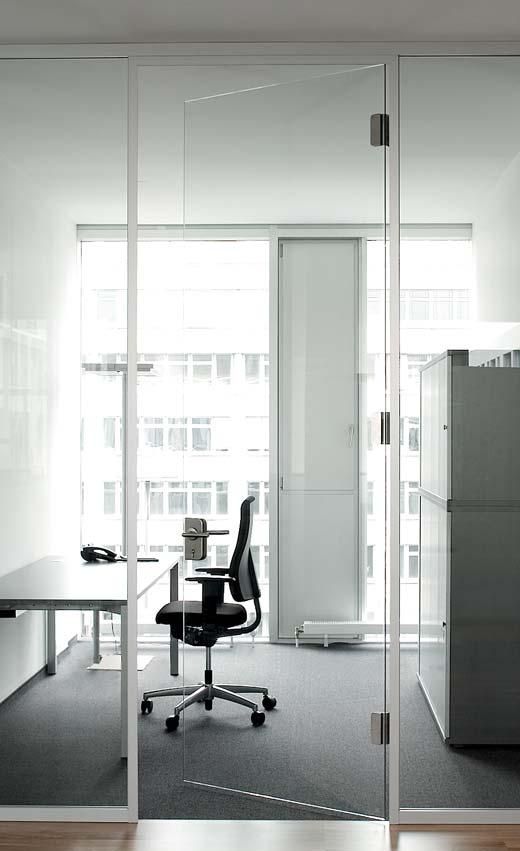 The System 3400 partition wall offers great variability while at the same time reducing the design to the essentials.