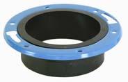 FLANGE With Stainless Steel Swivel Ring One-piece Knockout PVC or ABS Flush-Tite Design