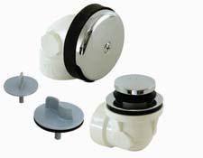 KIT Tip-Toe Stopper With One Hole Test Kit 3/8 Thread Die Cast Drain Body 1-1/2 sched. 40 PVC 1-1/2 sched.