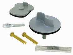 Finish REPLACEMENT TEST KIT TWO HOLE 3/8 Thread Includes Screws & Cross Bar 180303 1-1/2 sched.