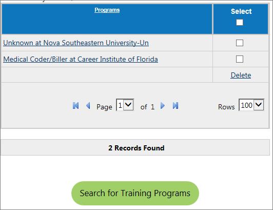 On this screen, staff can: Click the Search for Candidate Résumés button to search for candidates. Click the Résumé Title link of a résumé to view it.