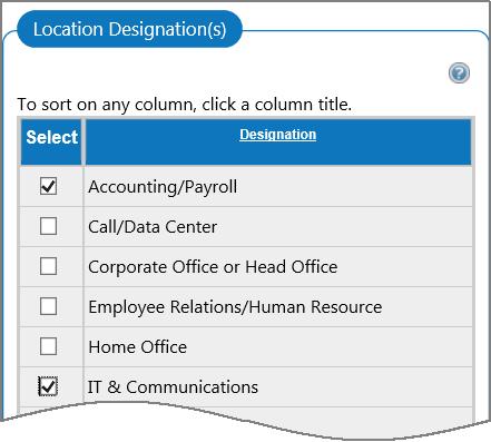 Staff Select the LWIA/Region and Office Location from the drop-down lists. Click the Save button to save the new location.