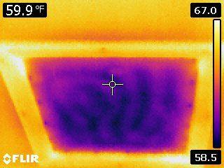 No insulation over attic hatch; recommend installation,