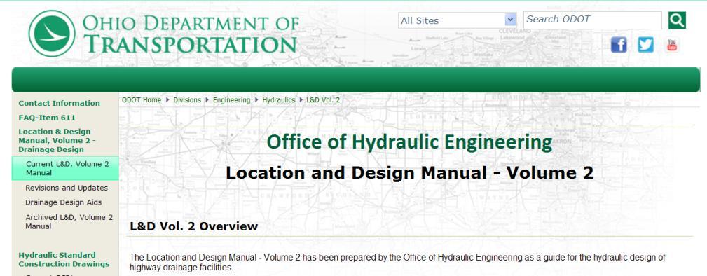 BMP Design Guidance ODNR Rainwater and Land Development manual Chapter 2