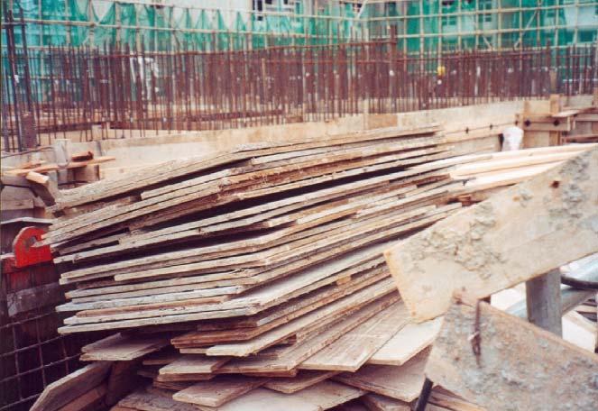 3. Results & Discussion Construction Waste Generation on Building Sites Formwork is the most waste producing construction method (when using timber formworks) followed by: (2) Packaging & protection