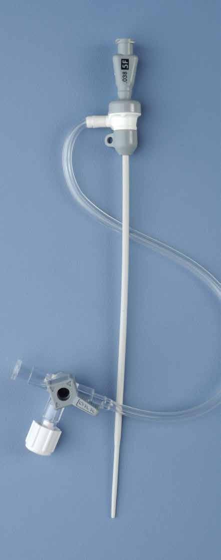 Sheath Introducers Polypropylene (PRO) sheath tubing offers increased resilience and additional support during procedure.