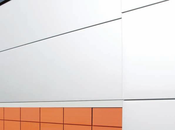 Tile Colour: Flame Application The KS1000 TT Thermatile Wall and Facade system is secret fixed with the insulated panels laid vertically.