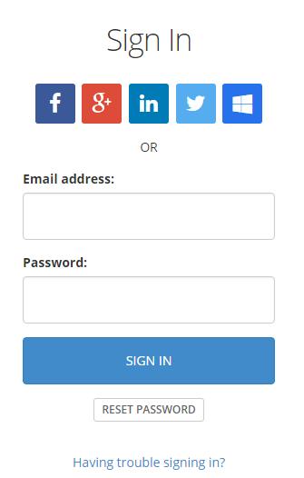 2. Forgotten password If you have forgotten your password, you can reset this by clicking on 'reset password' on the sign in page.