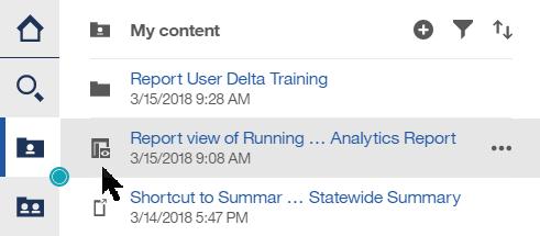 3. Open the Report User Delta Training folder. Click Save. 4.