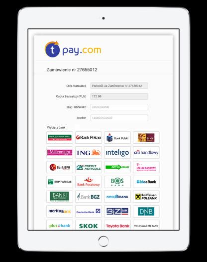 Payments without system integration Payment forms This tool allows you to generate website with payment form for your products or services.