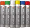 quality Easyline Edge aerosols for a longer lasting line Rear wheels can be removed to make