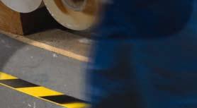 Main uses: Marking out walkways, loading areas or hazardous areas Application: Self adhesive Material: PVC with chamfered edges to reduce scuffing and lifting