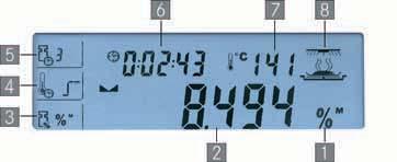 - RW) : RW] 100% 0-999 % Temperature range 50-160 C in steps up to 1 C Switch off criteria When the set time has expired (10 min - 9 h 50 min) When a constant weight per adjustable time unit has been