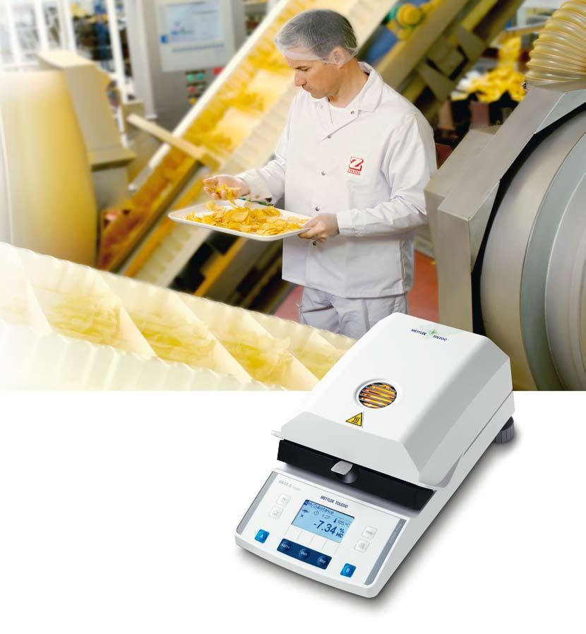 HB43-S in the Food Industry: The best recipe for error-free results Wherever quality and shelf life depend on the moisture content, it is vital to get fast and accurate moisture analyses.