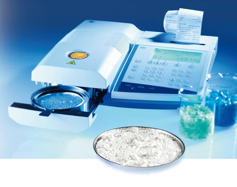 HR83 in Plastics Processing Increase your profitability through precise moisture analyses.