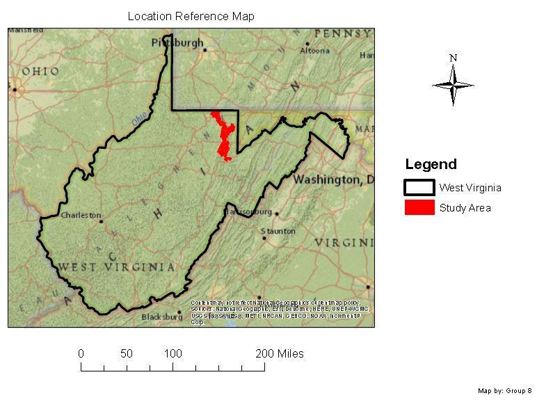 _ Background Overview The Cheat River watershed covers an area consisting of Northern West Virginia, Southwestern Pennsylvania, and a small section of Western Maryland.