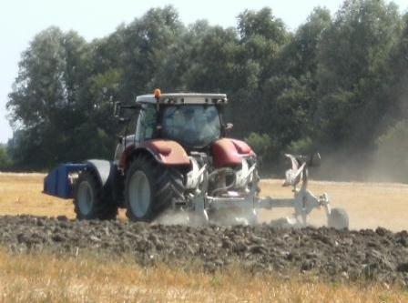 field: Plowing During heavy plowing, (95-100% engine load), with sunny hot weather, (up to 42 C on PEMS weather box),