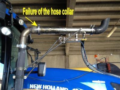 In particular we had a failure of the elbow hose that was easily repaired Dusty conditions may require additional maintenance of