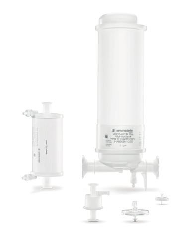 Accessories & Services Pre-Filtration Sartopore 2 XLM increases the capacity on the Virosart Media. In addition it is providing sterile filtrate from Bref. Dim and Mycoplasma.