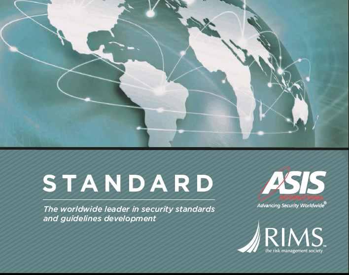 American National Standard ANSI/ASIS/RIMS RA.