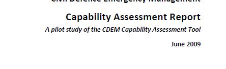Capability Assessment Report Target Environment Satisfactory Requires Attention Group Self