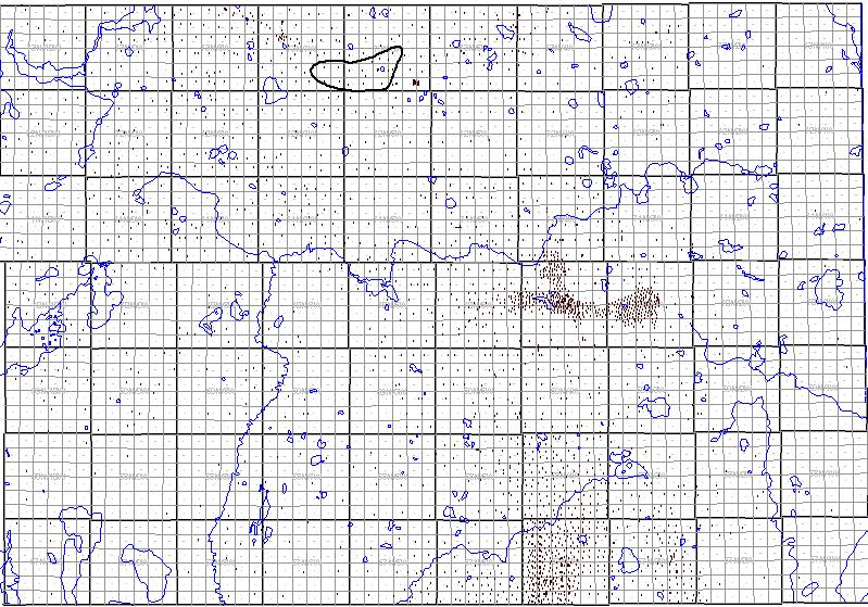 Location map AIDROH Project Christina Lake Edmonton Cold Lake 73 10W4