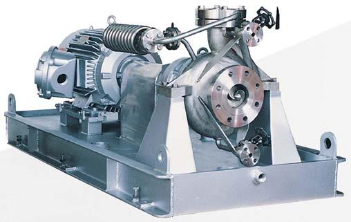 Series WMCA ISO-2858 / API-685 Process Centrifugal (medium to high flows) Compressor Circulation Pumps: Low Heat Load Seal-less Centrifugal