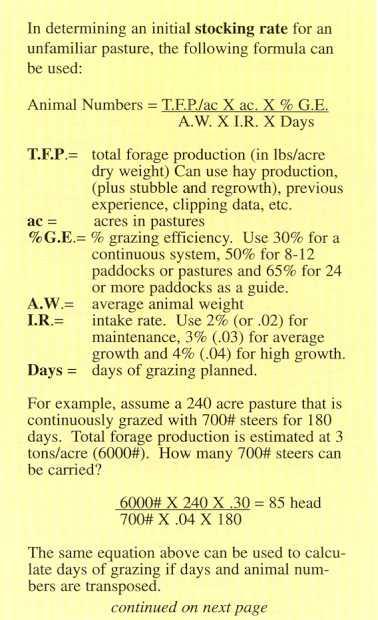 Knowing the nutrient quality of the forage the livestock are eating and the livestock's needs at different times of the year can help conception rates, herd health, birth weights and weaning weights.